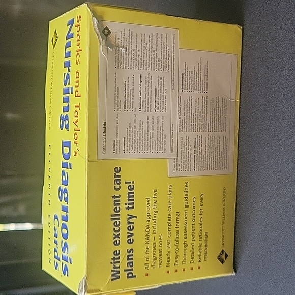 Sparks and Taylor Nursing Diagnosis Cards - Picture 2 of 4